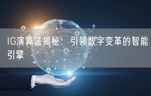 IG演算法揭秘:引领数字变革的智能引擎