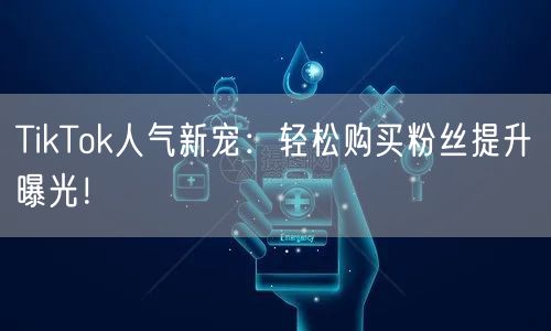 TikTok人气新宠:轻松购买粉丝提升曝光!