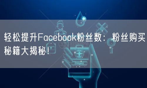 轻松提升Facebook粉丝数:粉丝购买秘籍大揭秘!