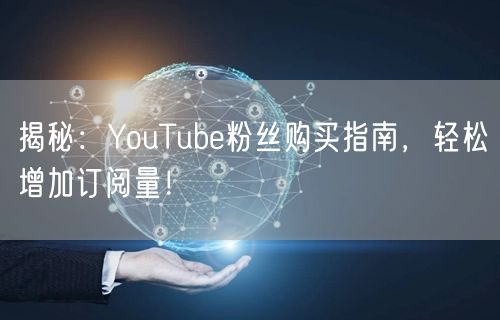 揭秘：YouTube粉丝购买指南，轻松增加订阅量！