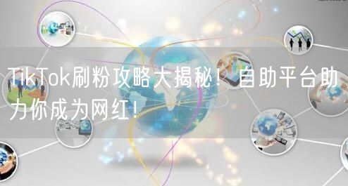 TikTok刷粉攻略大揭秘!自助平台助力你成为网红!