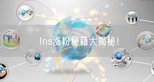 Ins涨粉秘籍大揭秘!