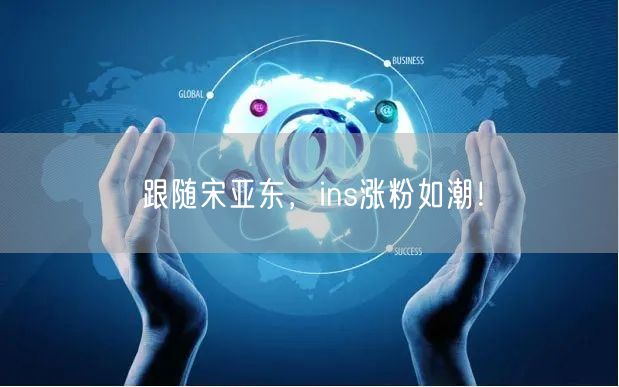 跟随宋亚东,ins涨粉如潮!