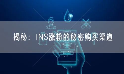 揭秘:INS涨粉的秘密购买渠道