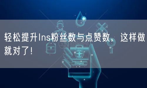 轻松提升Ins粉丝数与点赞数,这样做就对了!