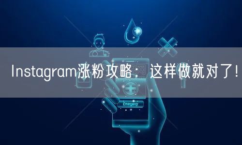Instagram涨粉攻略:这样做就对了!
