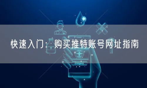 快速入门:购买推特账号网址指南