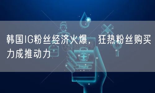 韩国IG粉丝经济火爆,狂热粉丝购买力成推动力