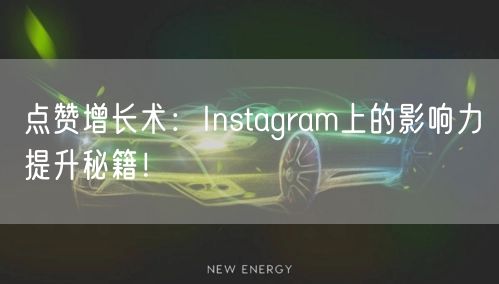 点赞增长术：Instagram上的影响力提升秘籍！