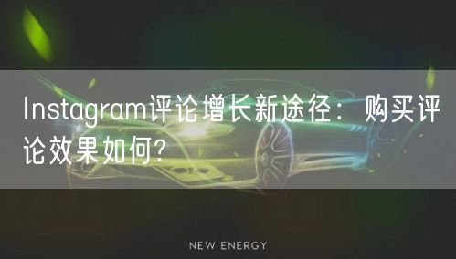 Instagram评论增长新途径:购买评论效果如何?