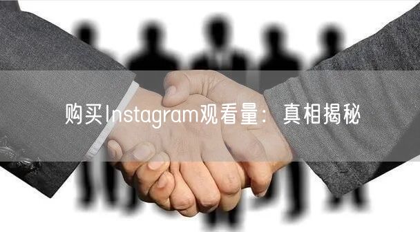 购买Instagram观看量:真相揭秘