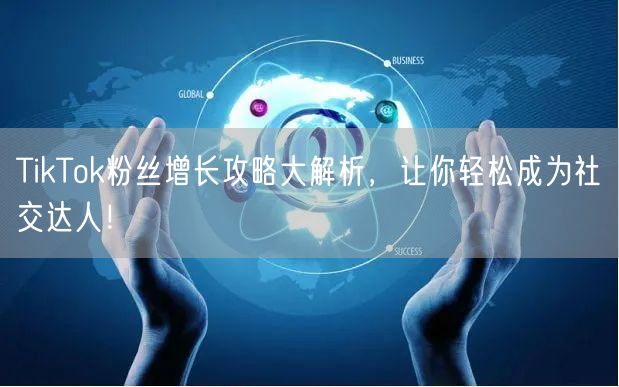 TikTok粉丝增长攻略大解析,让你轻松成为社交达人!