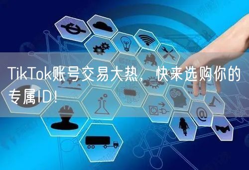 TikTok账号交易大热,快来选购你的专属ID!