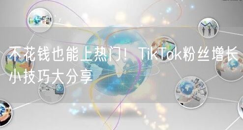 不花钱也能上热门!TikTok粉丝增长小技巧大分享