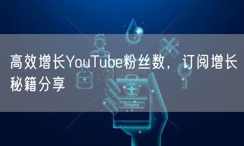 高效增长YouTube粉丝数,订阅增长秘籍分享