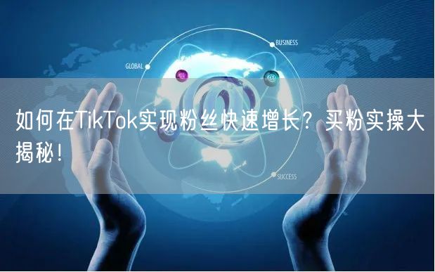 如何在TikTok实现粉丝快速增长?买粉实操大揭秘!