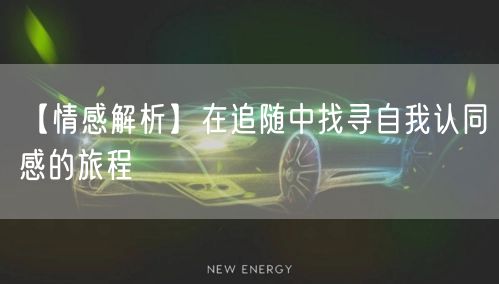 【情感解析】在追随中找寻自我认同感的旅程