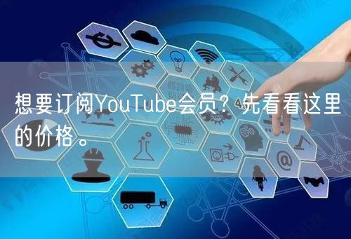 想要订阅YouTube会员？先看看这里的价格。