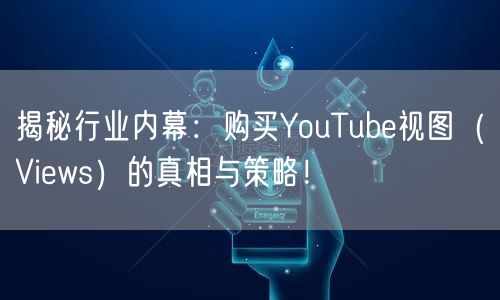 揭秘行业内幕：购买YouTube视图（Views）的真相与策略！