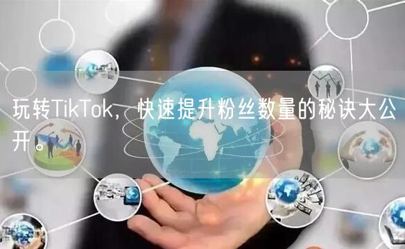 玩转TikTok，快速提升粉丝数量的秘诀大公开。