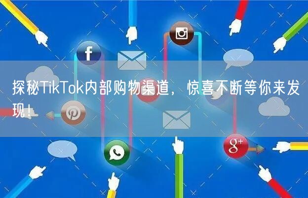 探秘TikTok内部购物渠道，惊喜不断等你来发现！